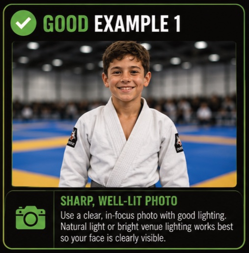 Good: fill most of the frame
